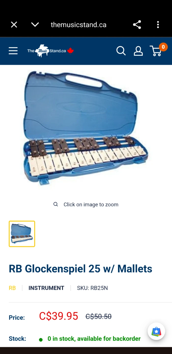 RB Glockenspiel 25 with Mallets - photo 3