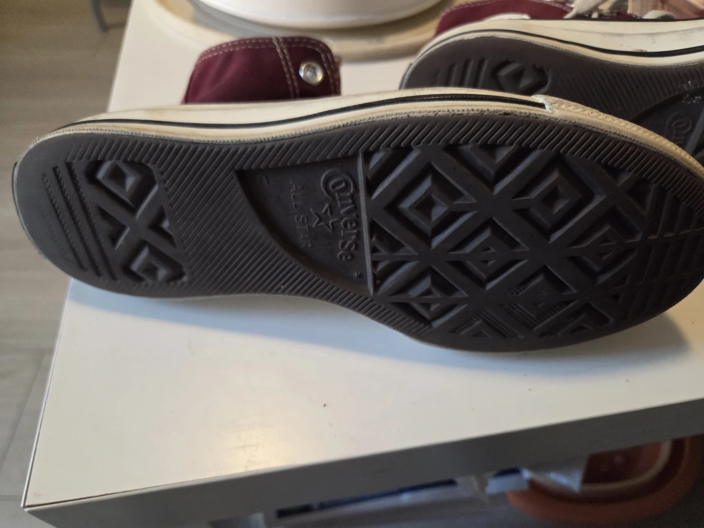 Converse Chuck Taylor High-Top Sneakers Maroon - photo 5