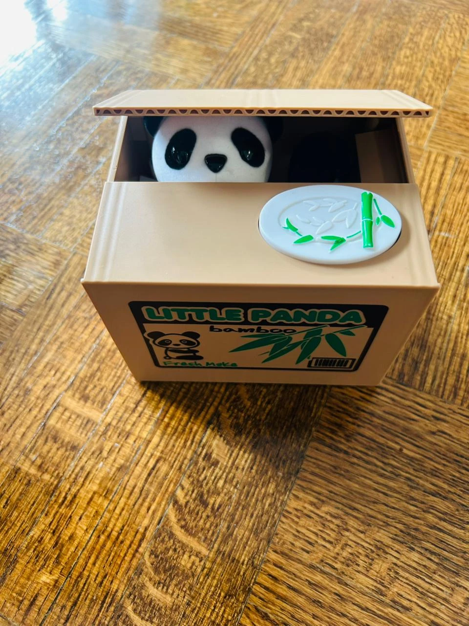 Little Panda Bamboo Coin Bank - photo 2