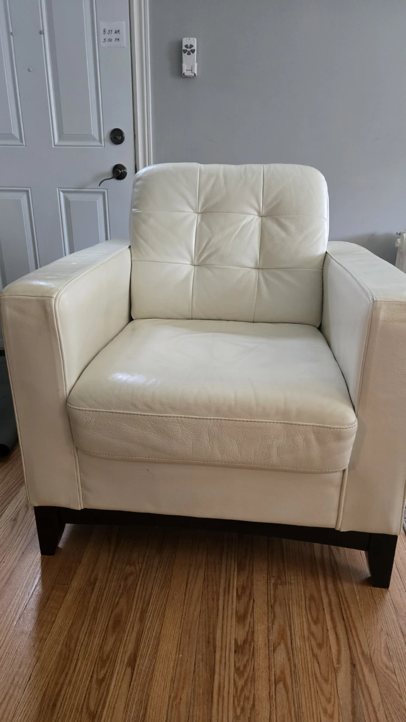 Leather Couch and Chair