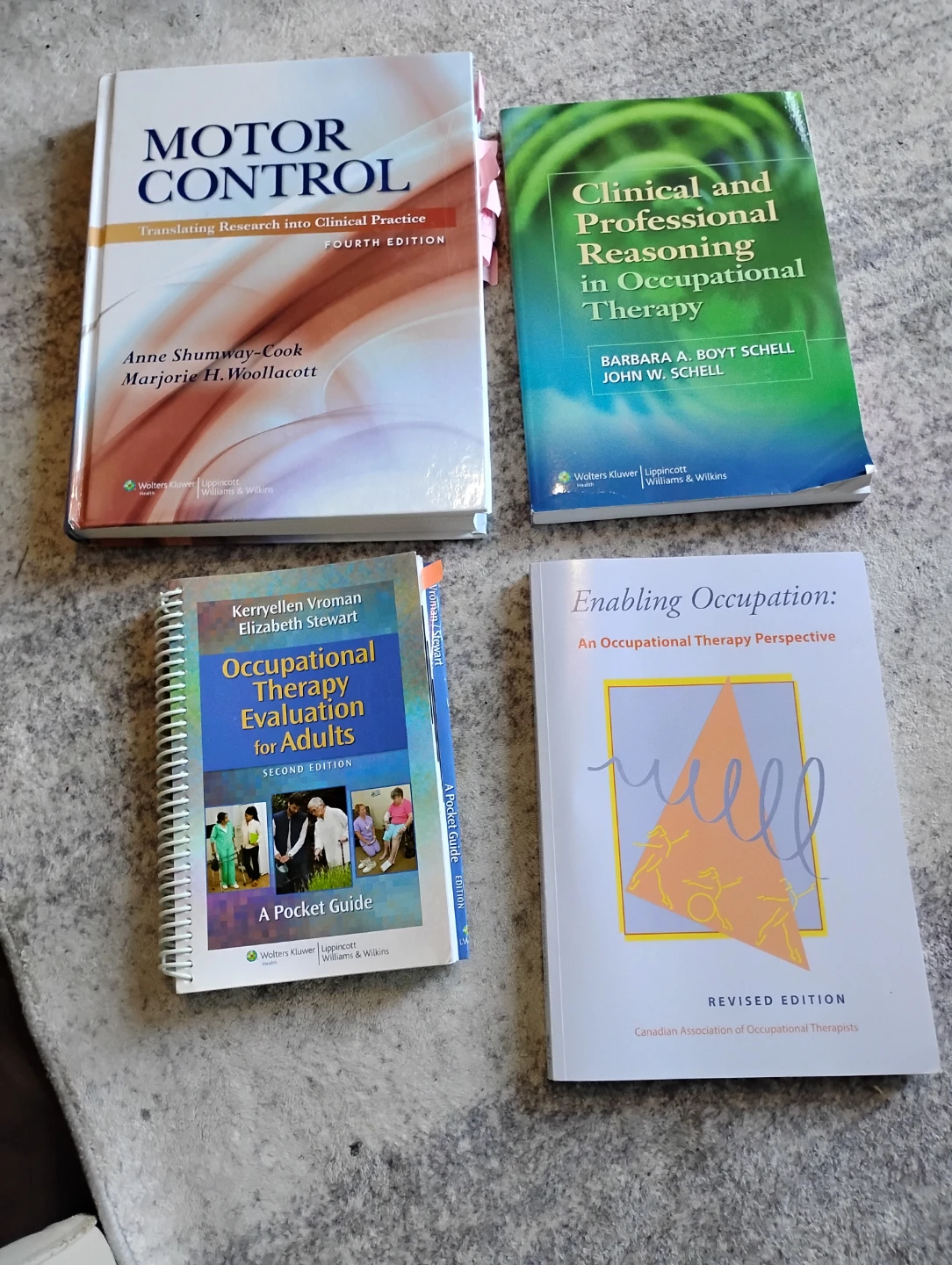 Occupational Therapy Textbook and Flashcard Collection