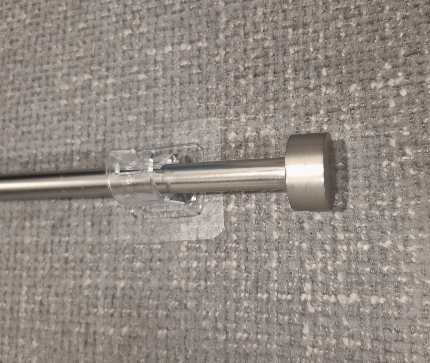 Adjustable Metal Curtain Rod 52"-130" - photo 2