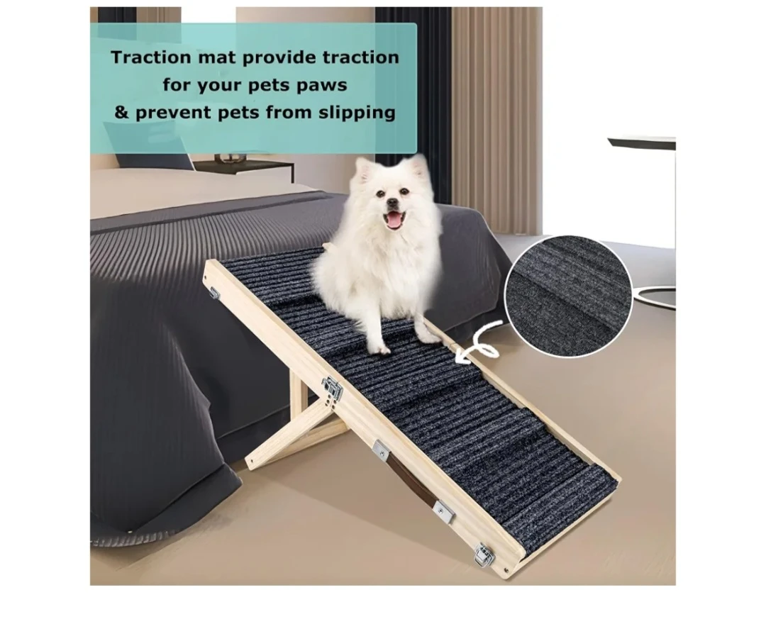Foldable Wooden Dog Ramp- Brand new - photo 4