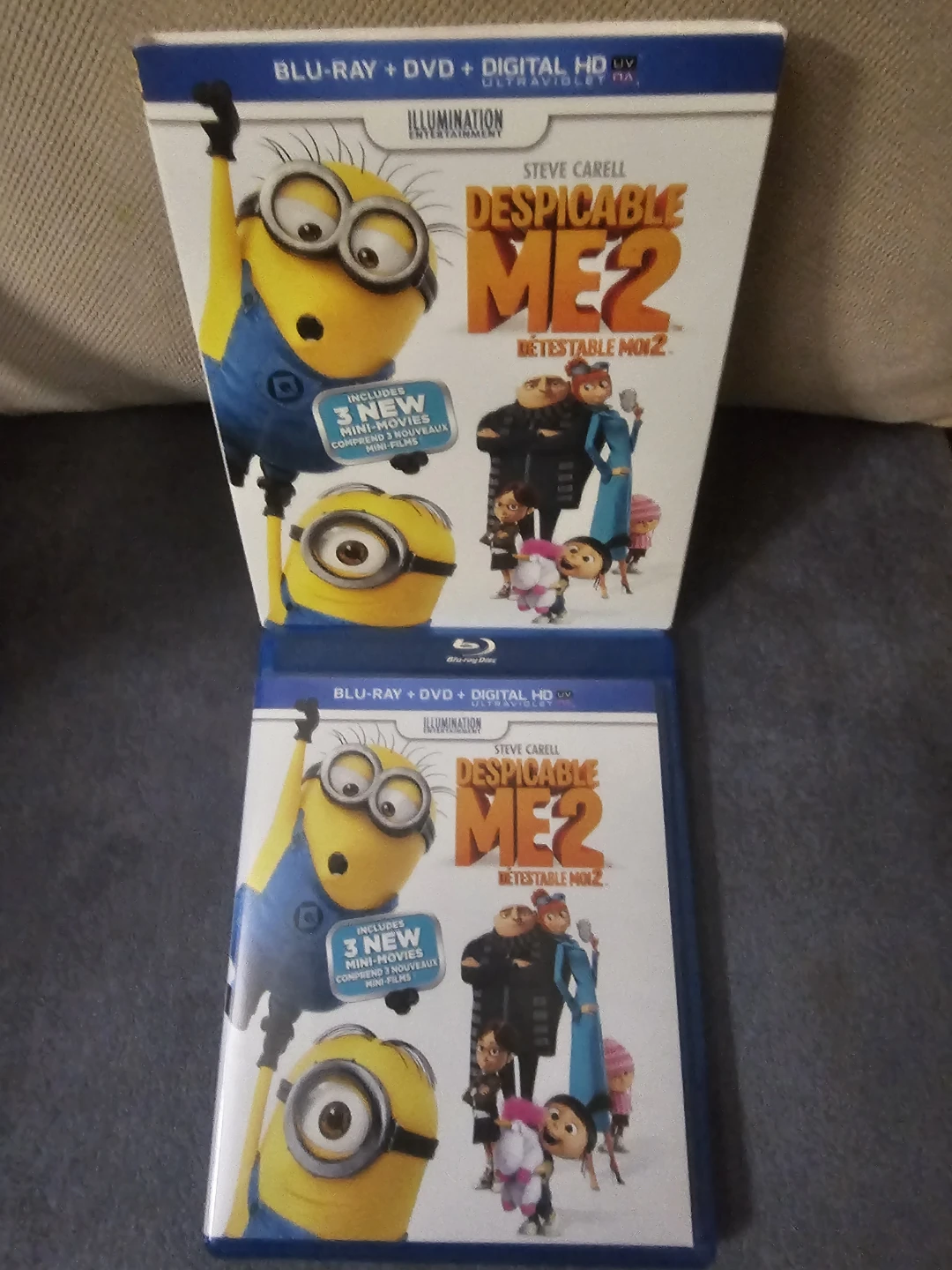 Despicable Me 2 Blu-ray and DVD Combo Pack