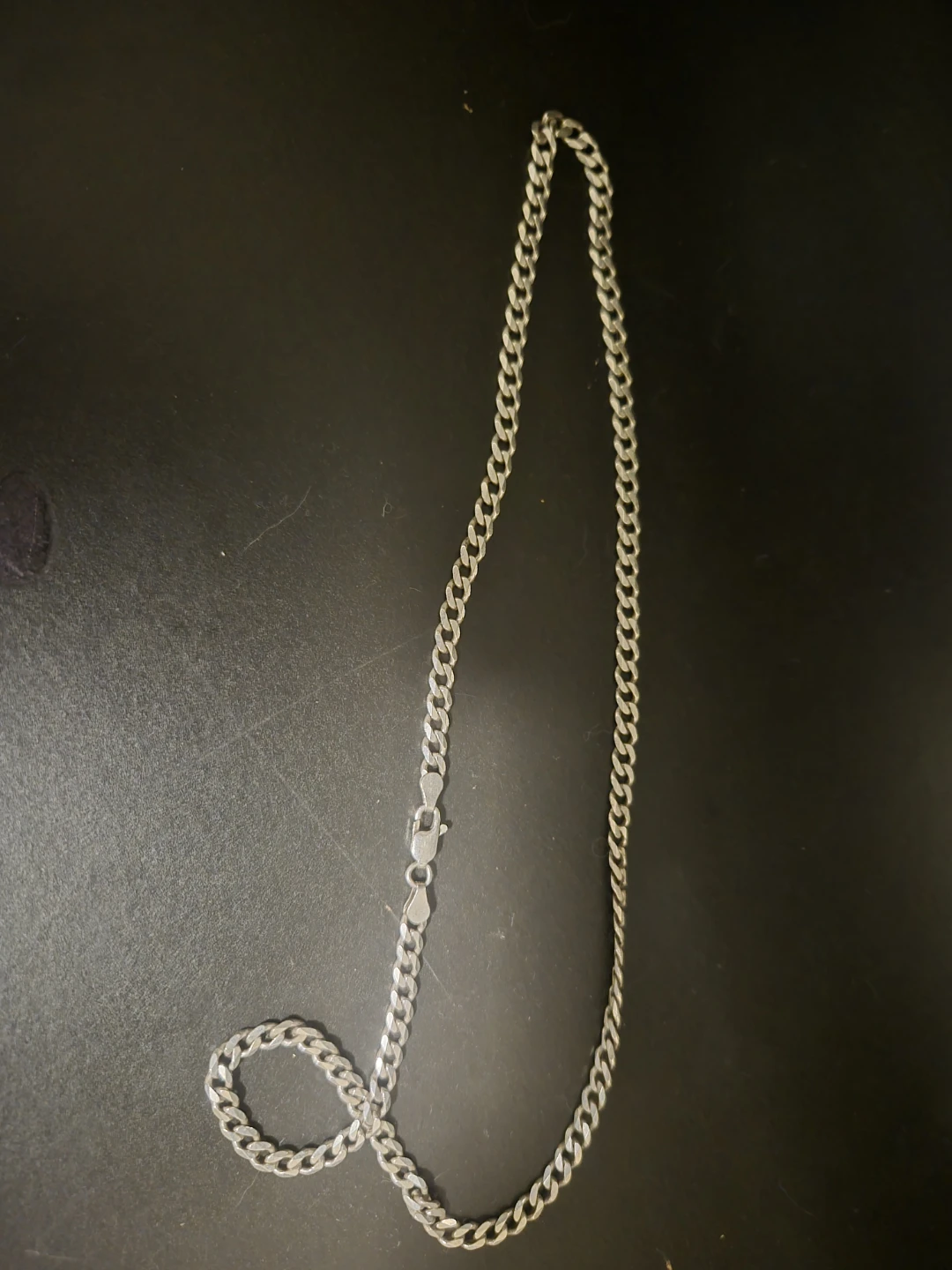 24 inch 6mm Italian Silver .925 Cuban Link Necklace - photo 5