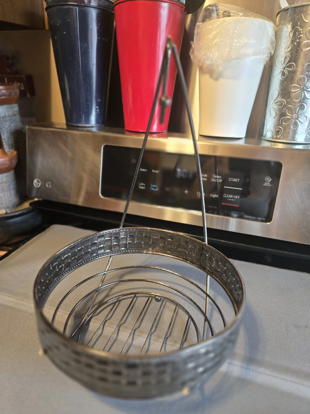Bronze Countertop Fruit Basket and Banana Hanger Stand - photo 2