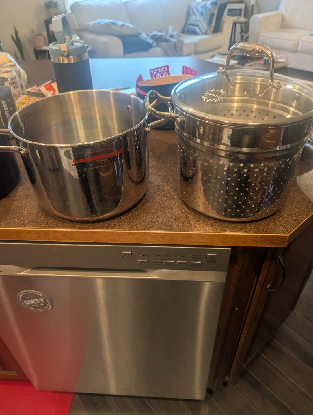 Lagostina Stainless Steel Pasta Pot w/ Strainer & Lid - photo 3