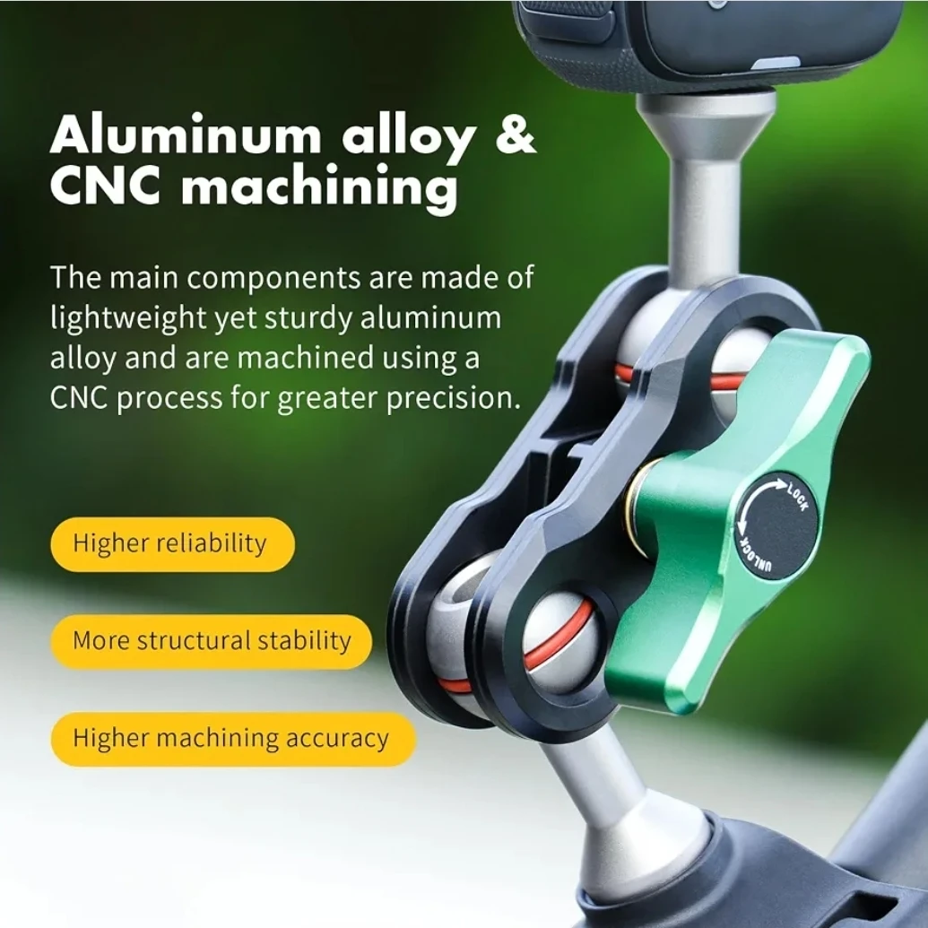 Motorcycle & Bicycle Handlebar Action Camera Mount - photo 4