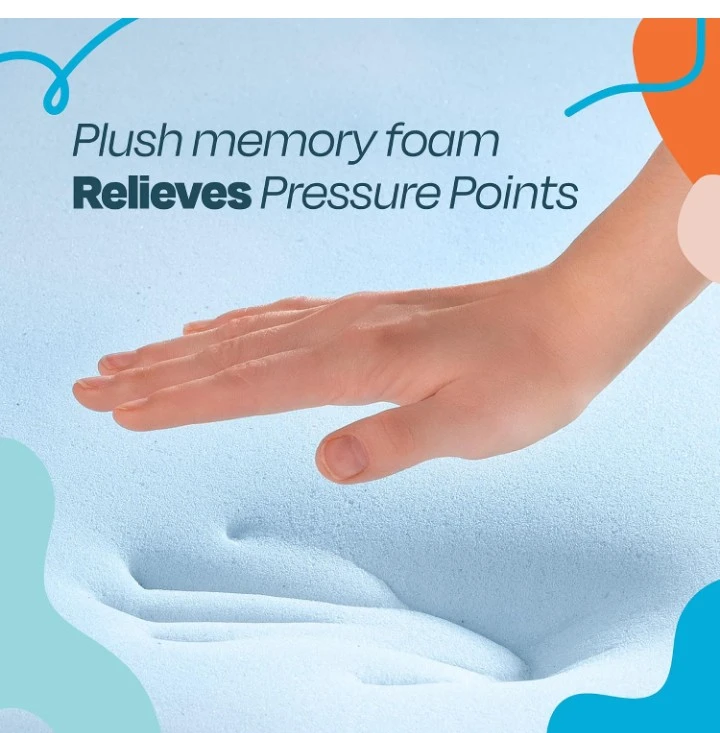 3" GEL MEMORY FOAM MATTRESS TOPPER - photo 3
