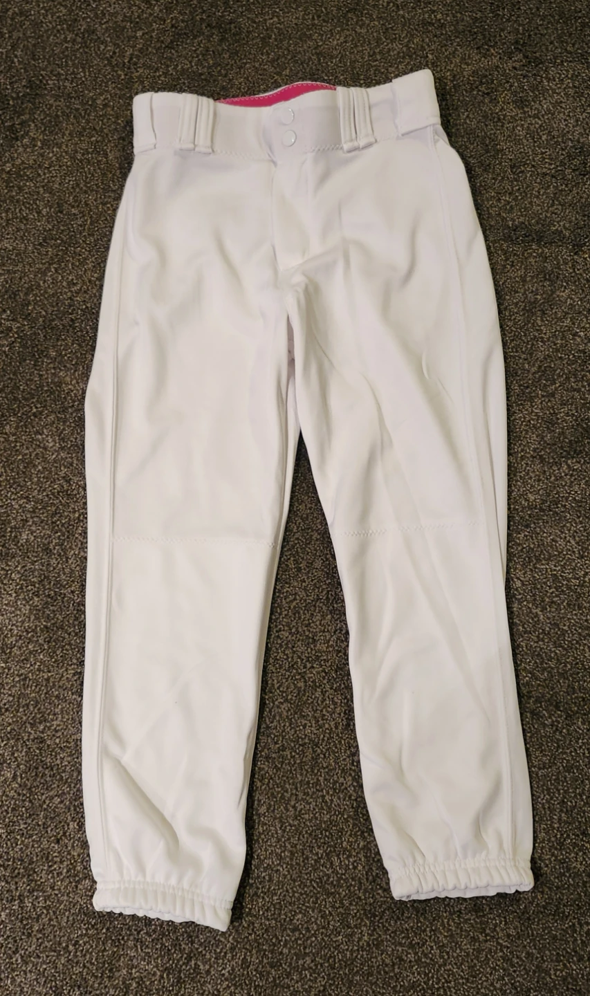 Alleson Athletic Women's Baseball Pants - White, Size Small 🏈