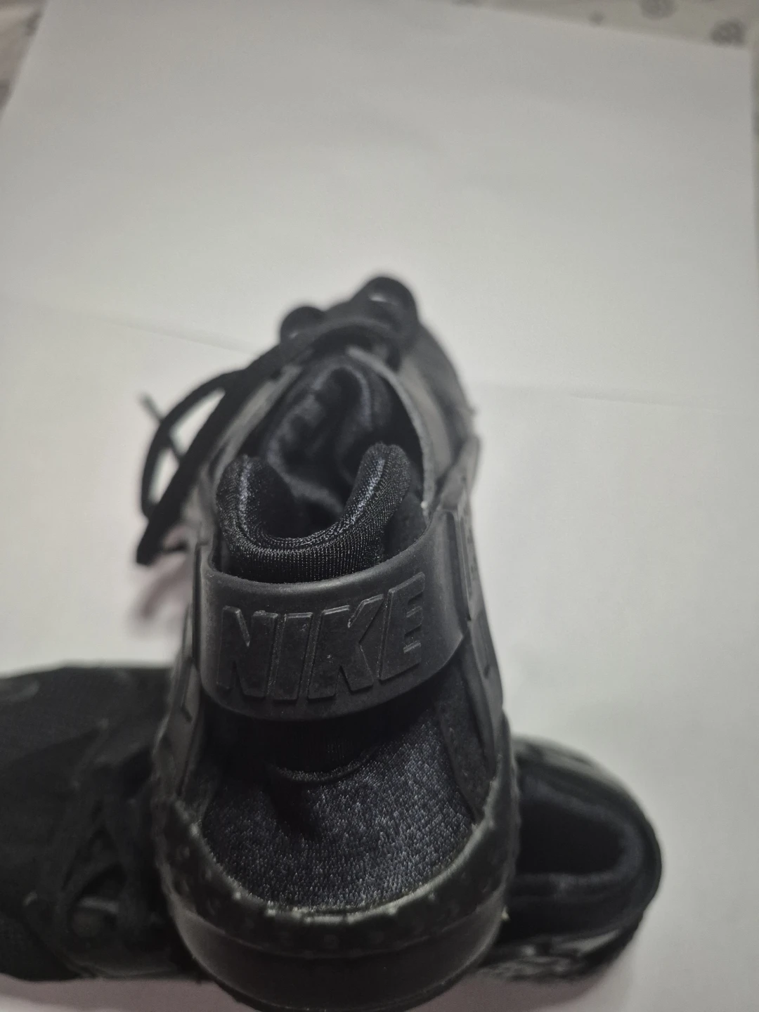 Nike Air Huarache Triple Black Sneakers - photo 3