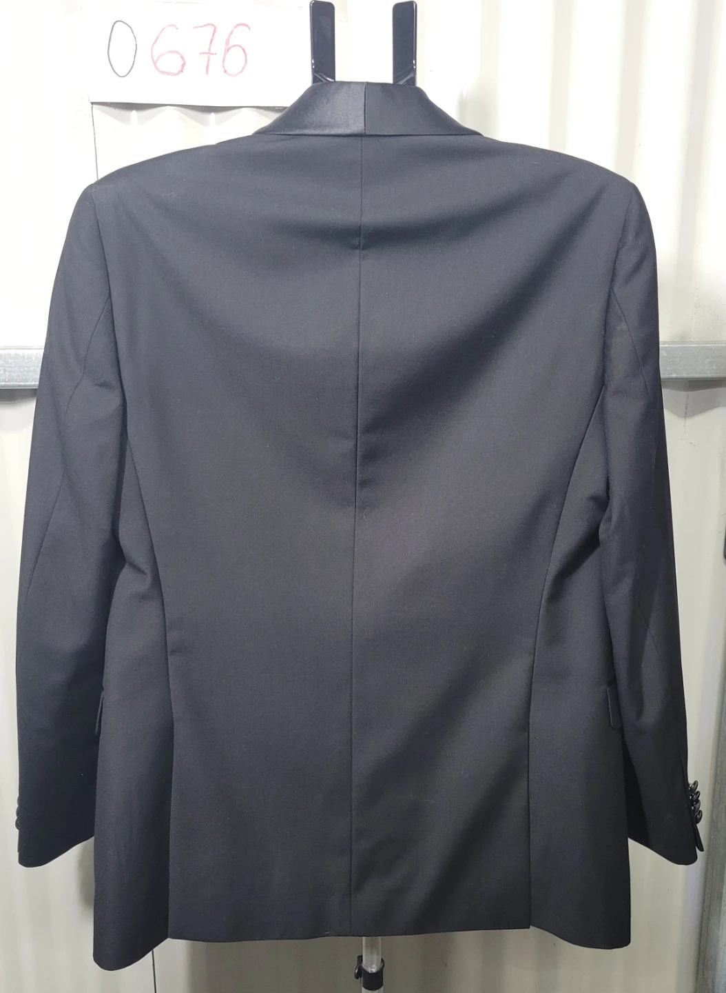 Needle Stitch Black Tuxedo Blazer Size 38L (0676) - photo 2