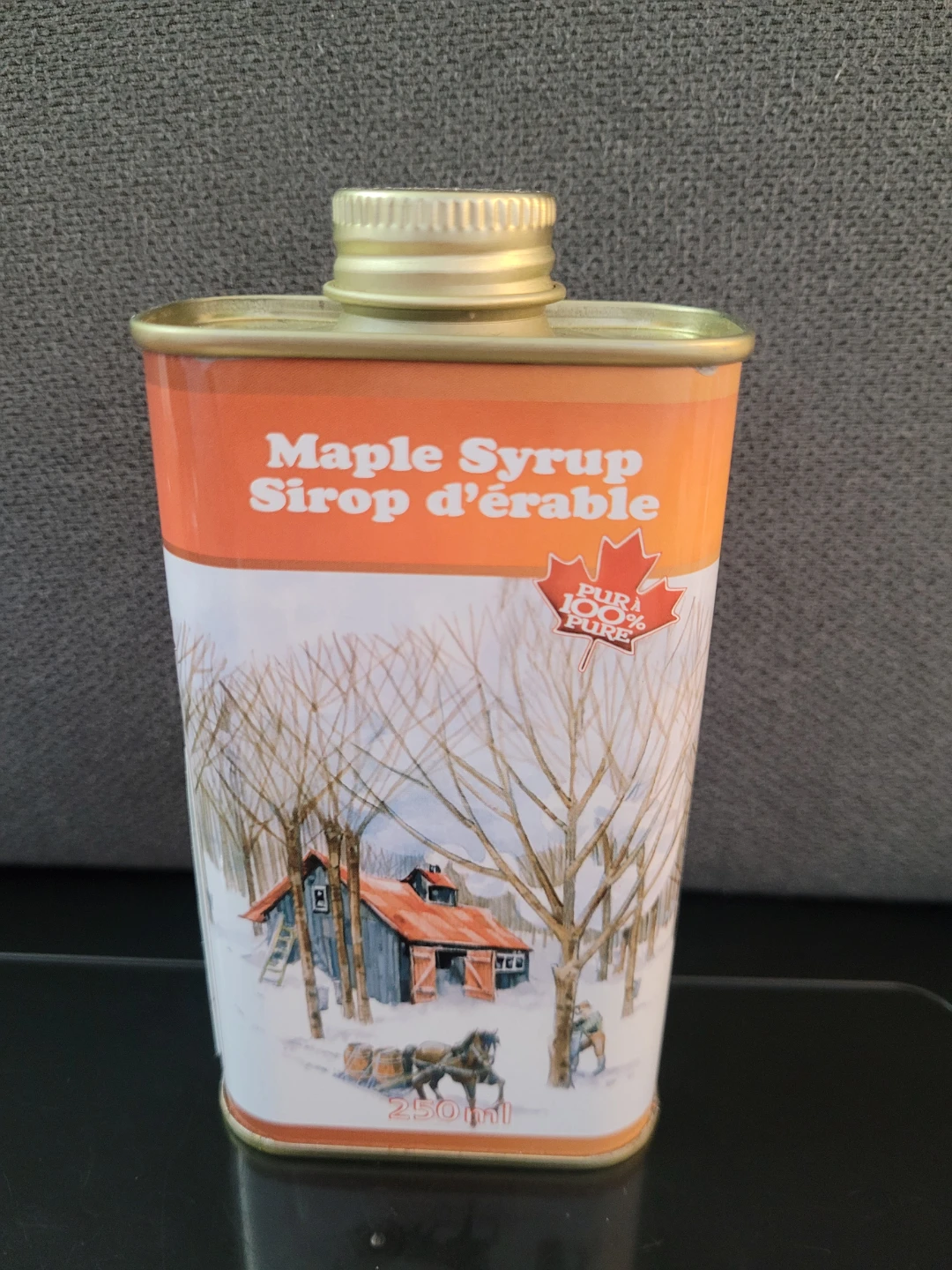 250ml 100% Pure Maple Syrup