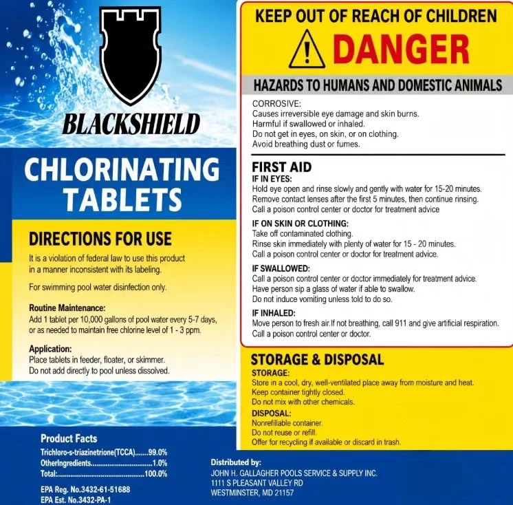 Blackshield Chlorinating Tablets - 6 lb - photo 5