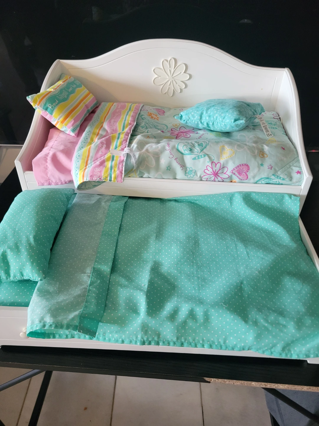 American Girl Trundle Bed with Bedding - photo 2