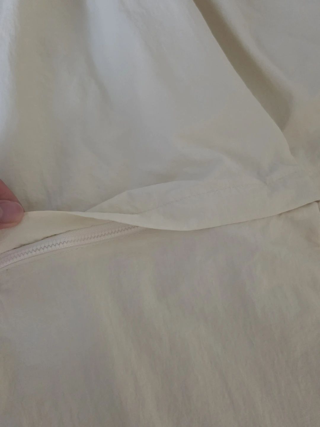 Cream Convertible Zip-Off Pants - photo 4