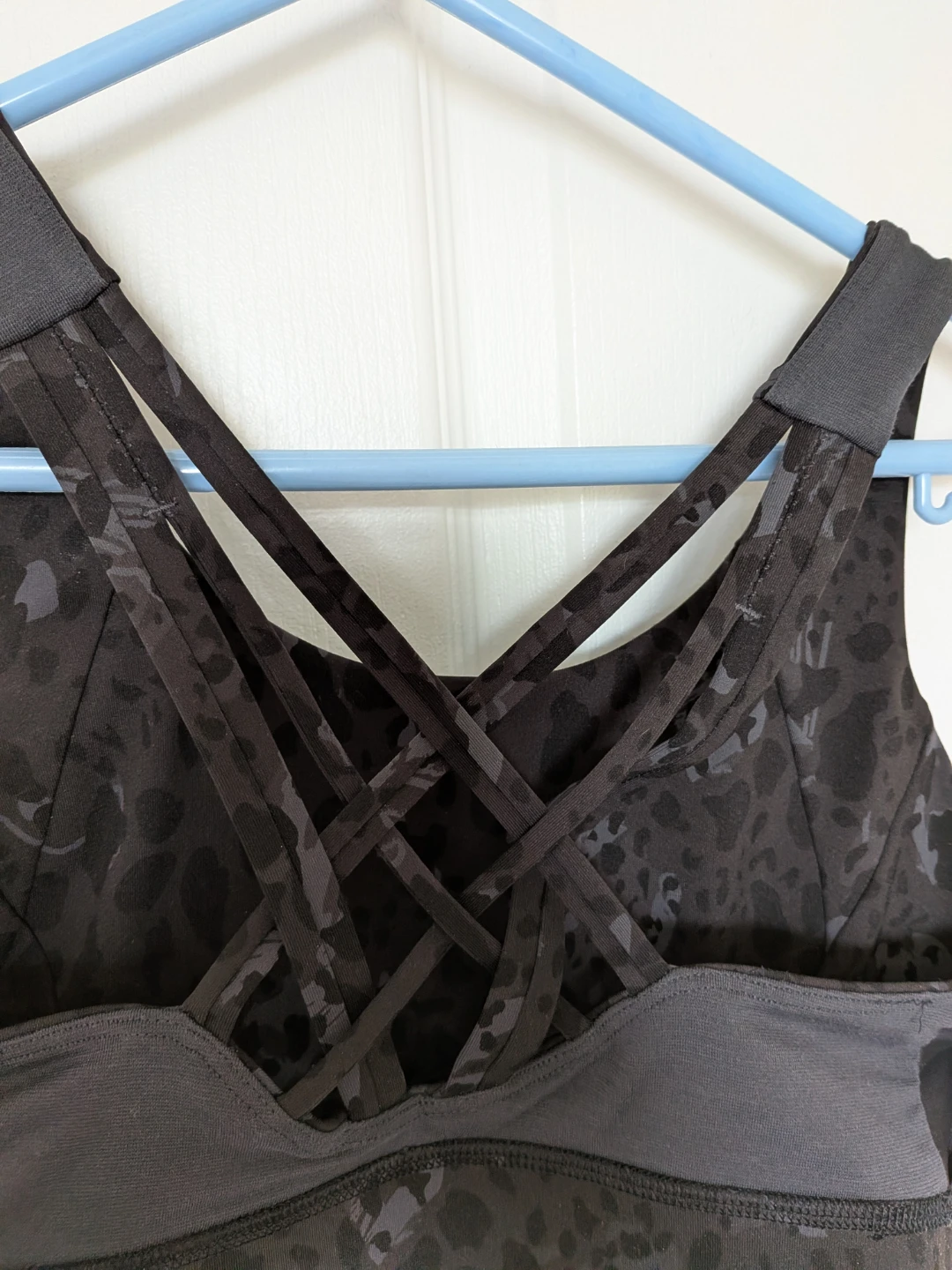 🏈Lululemon Black Leopard Print Sports Bra - photo 4