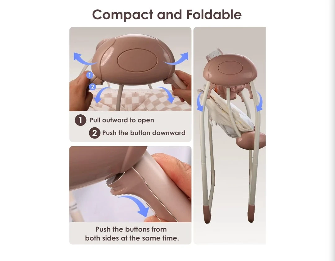 Tiny Marvels Portable Swing with Music - photo 2