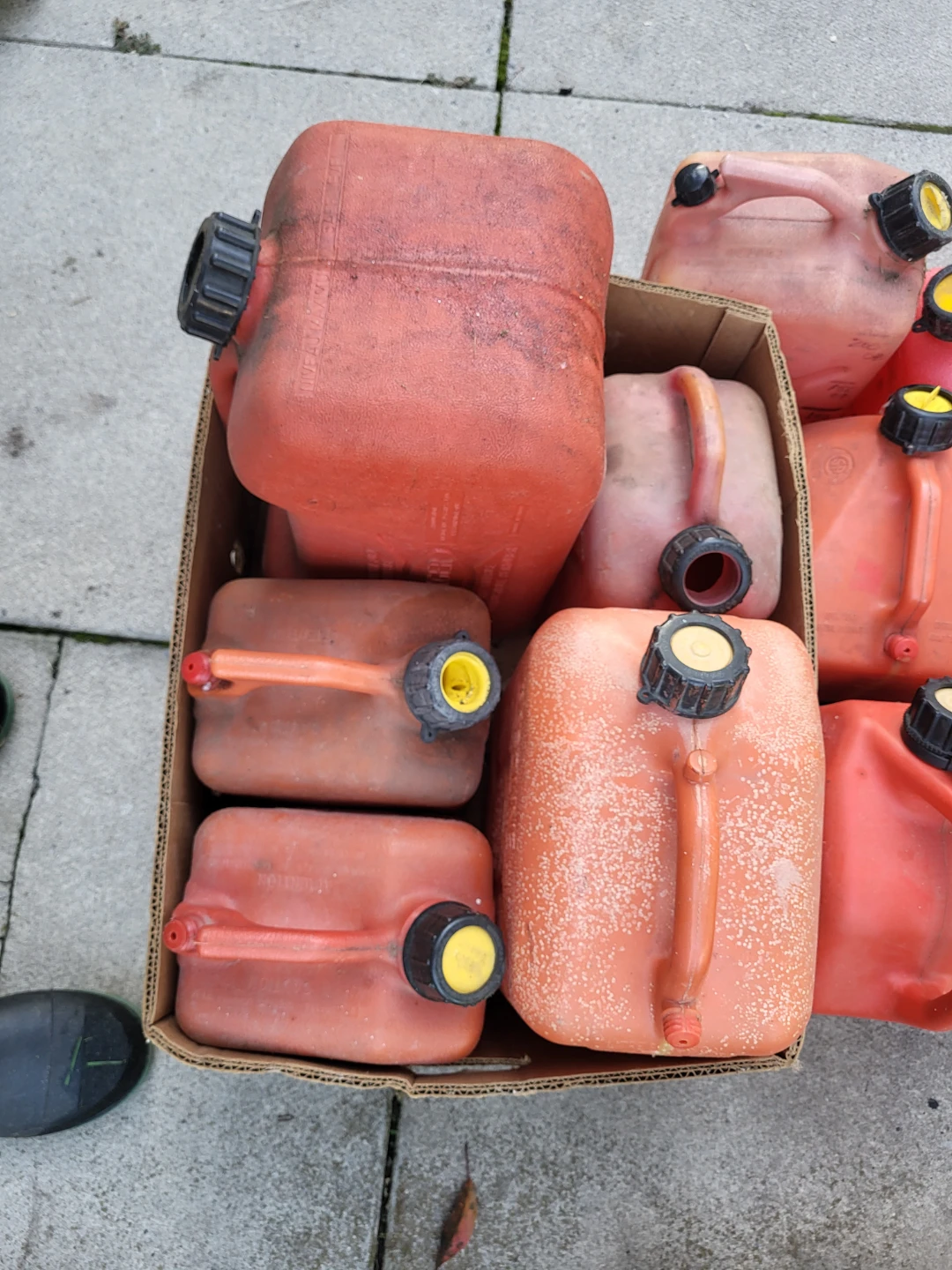 Assorted Red Plastic Gas Cans - photo 3