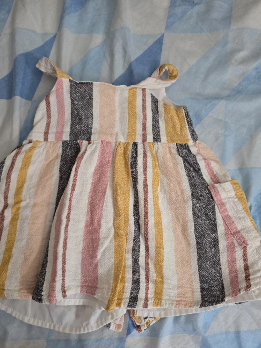 Primark Striped Baby Dress 6-9 Months - photo 3