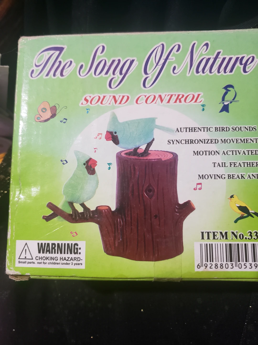 The Song Of Nature Sound Control Bird Toy