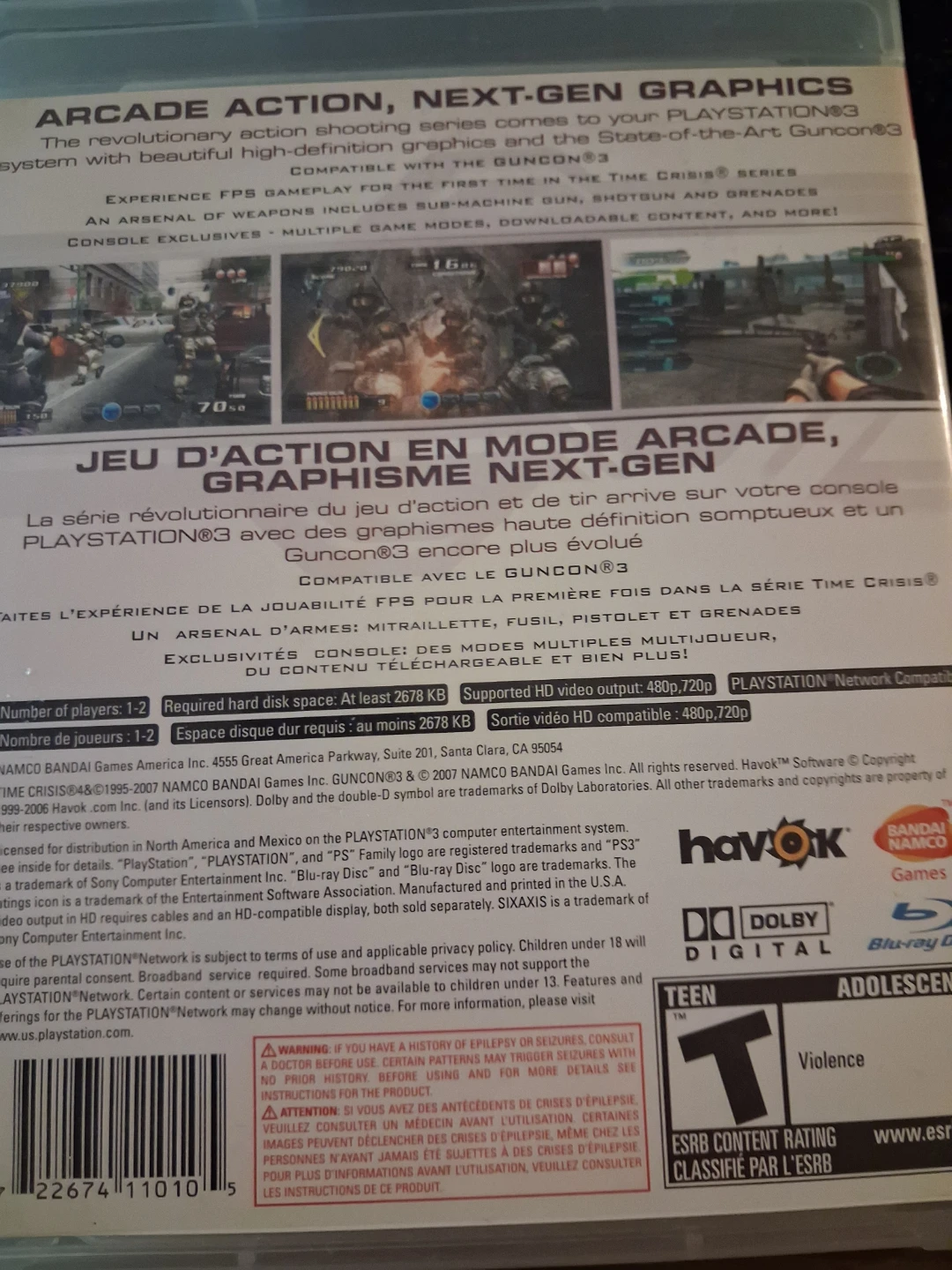 Time Crisis 4 for PlayStation 3 - photo 2