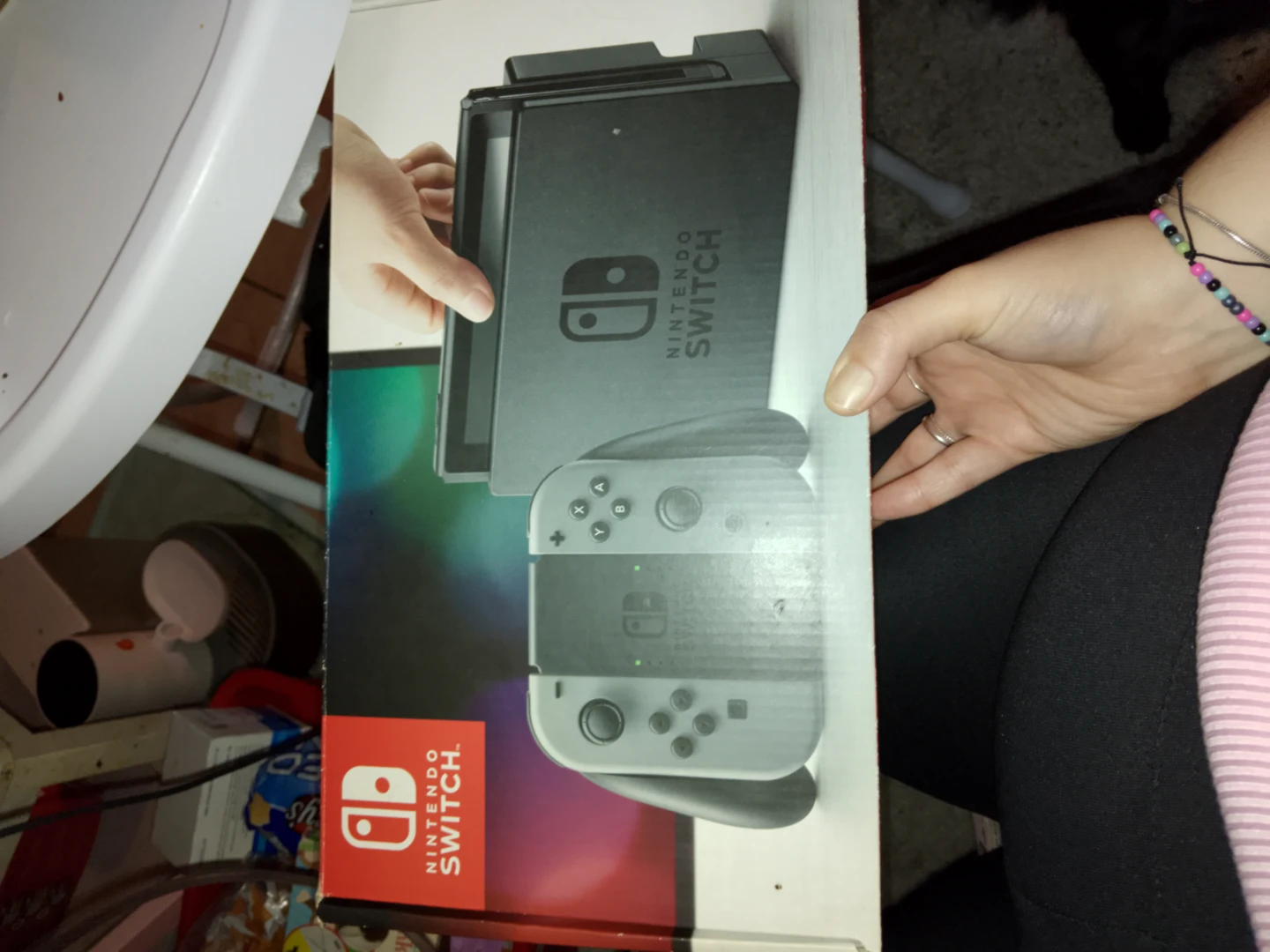 Nintendo Switch Console with Grey Joy-Cons