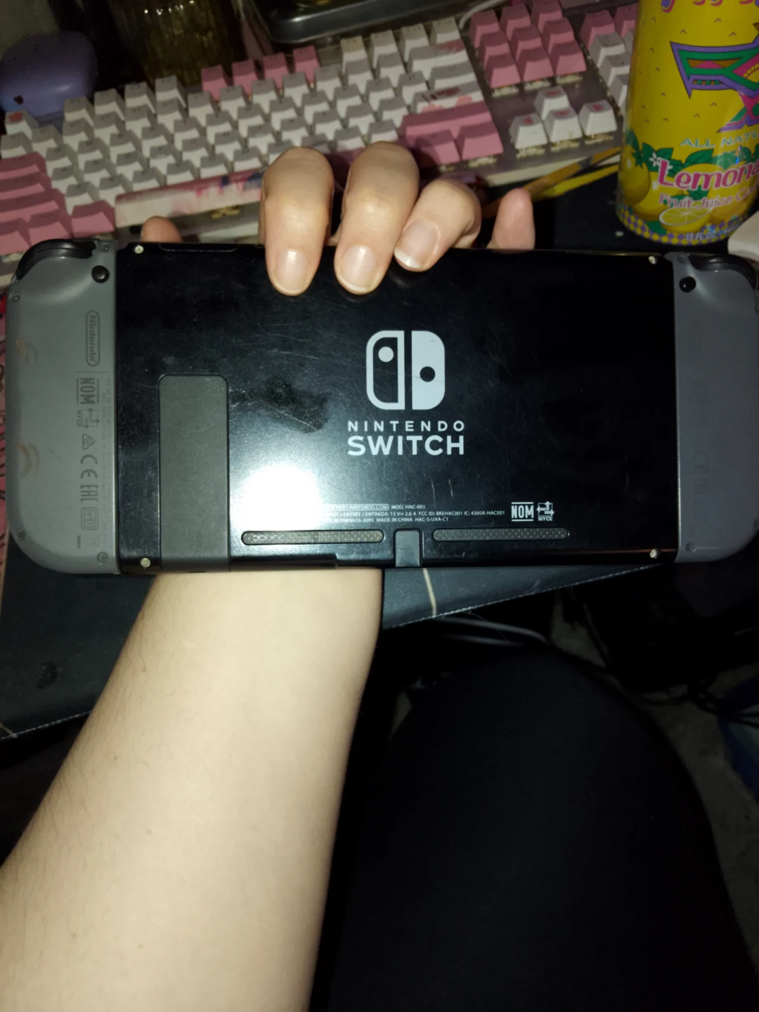Nintendo Switch Console with Grey Joy-Cons - photo 3