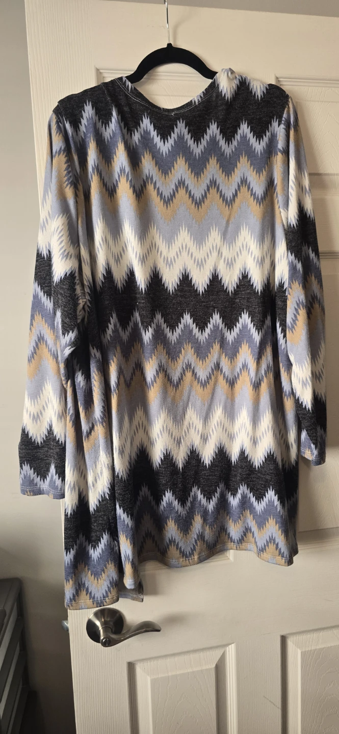 Warehouse One Chevron Pattern Cardigan - photo 2