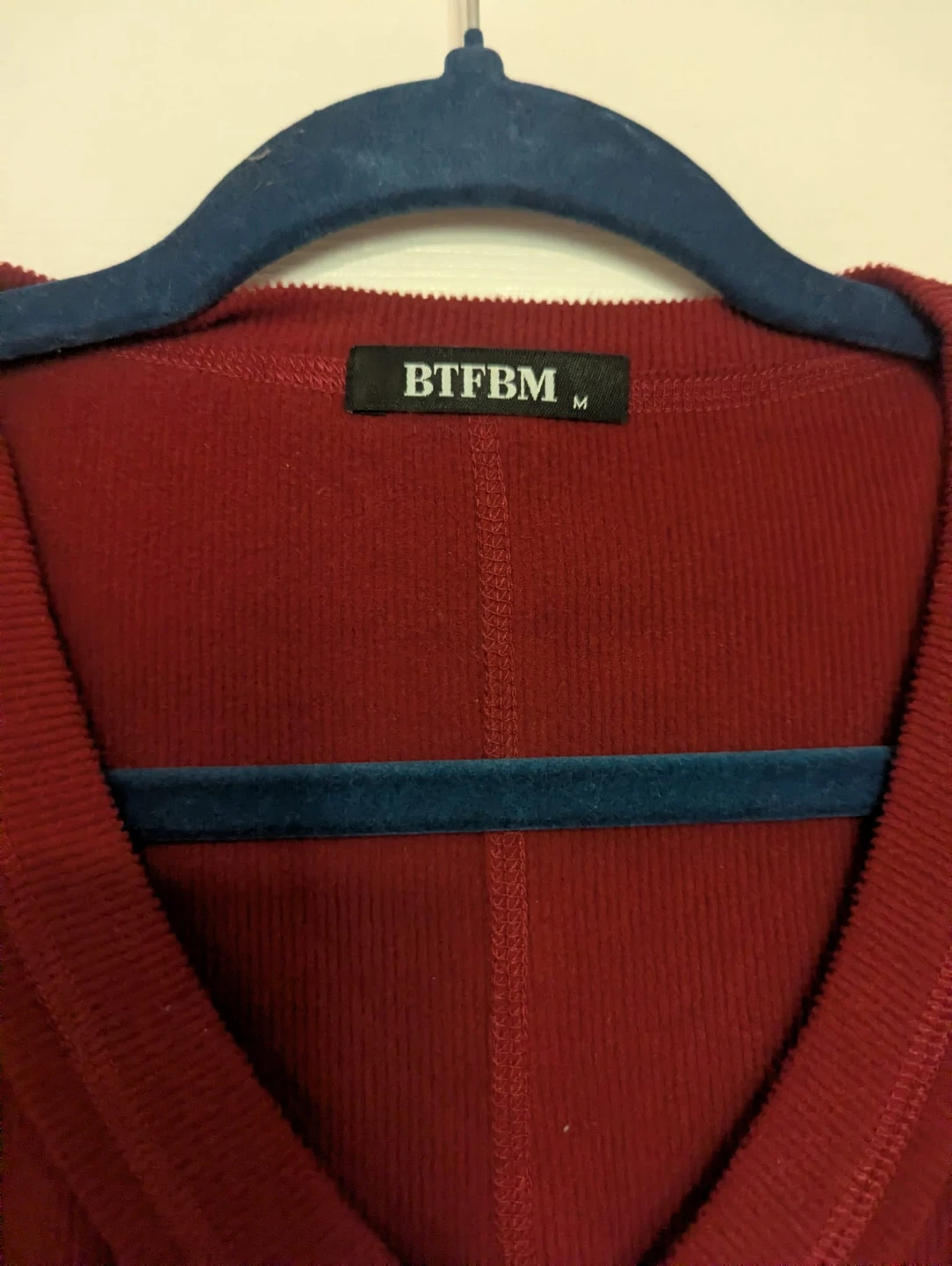 Burgundy Long Sleeve Top - photo 4