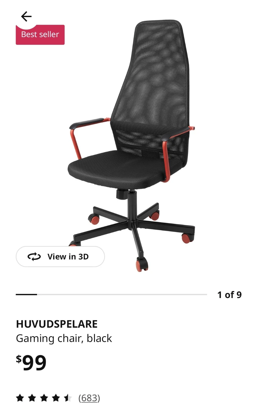 IKEA huvuspelare Office Chair - photo 5