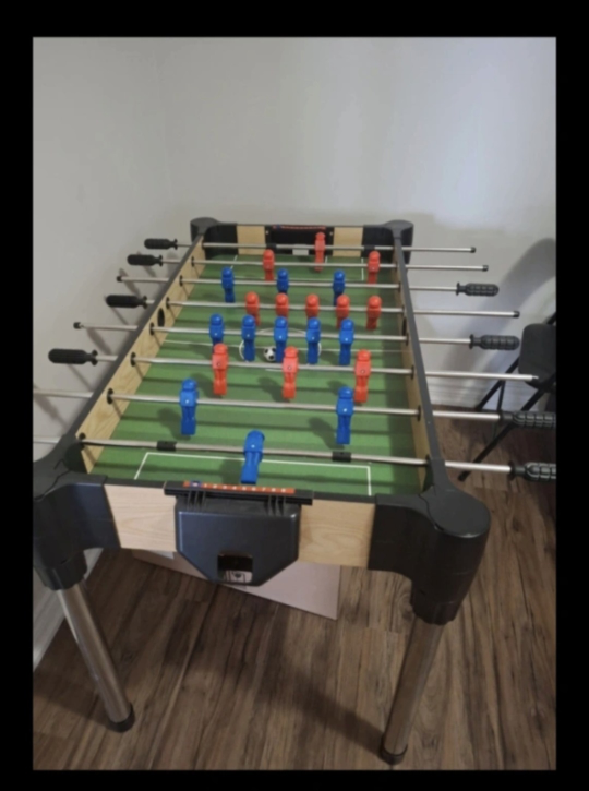 2-in-1 Reversible Foosball and Air Hockey Table - photo 3