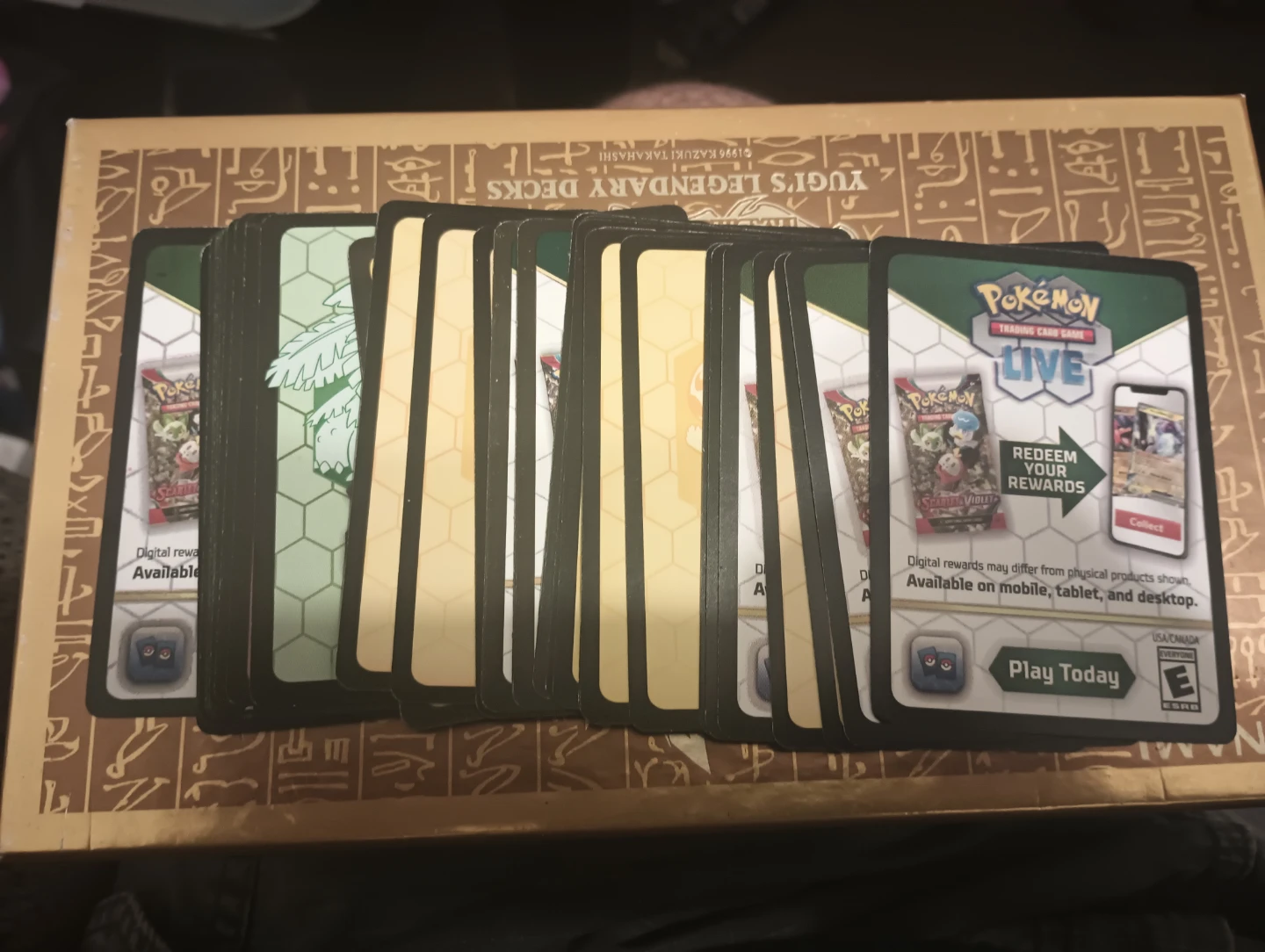 Pokemon QR codes for TCG live