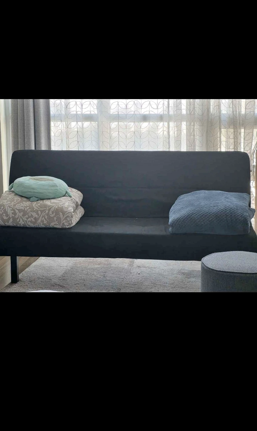 IKEA BALKARP Sleeper Sofa - Knisa Black
