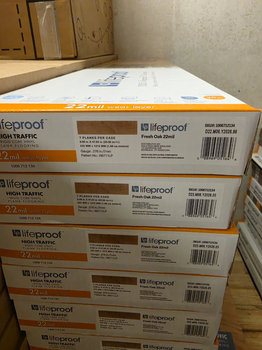 Lifeproof Fresh Oak Rigid Core Vinyl Plank Flooring