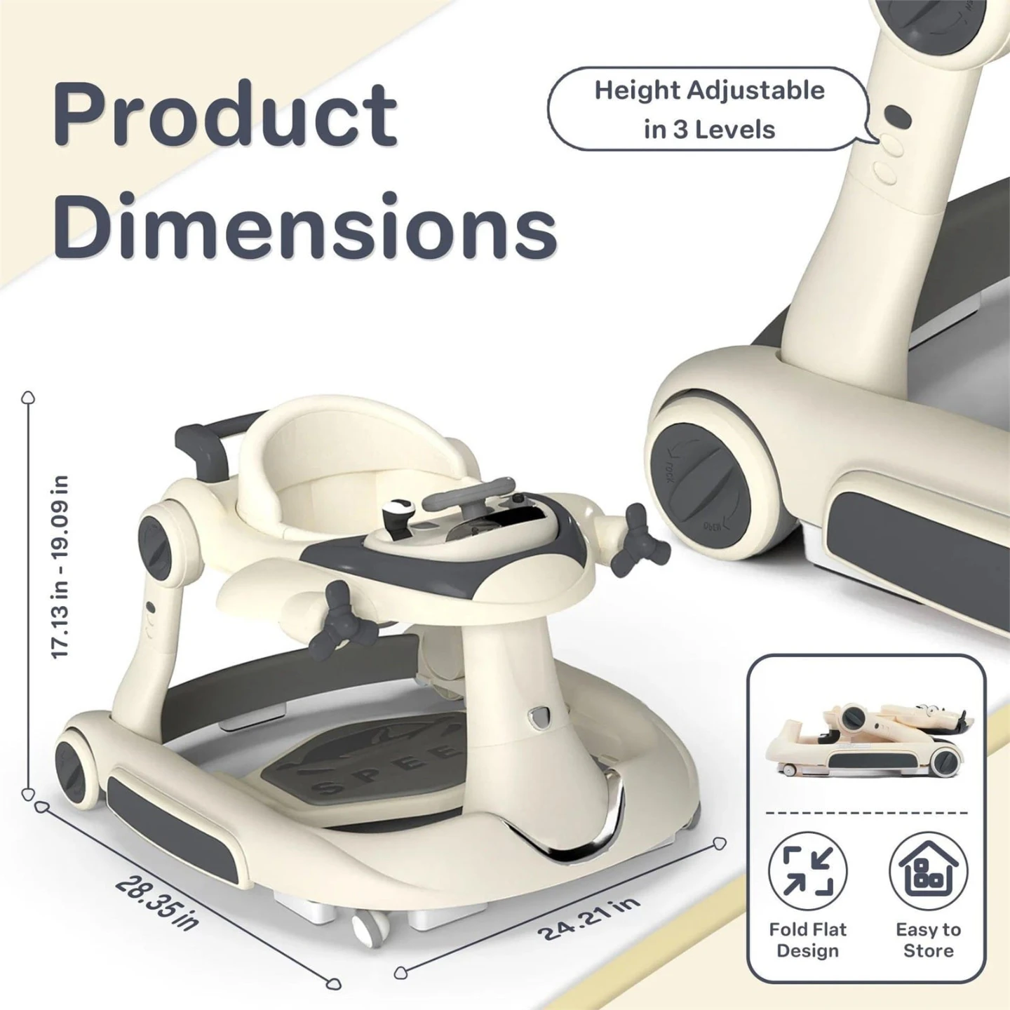 New<>5-in-1 Baby Activity Walker - photo 2