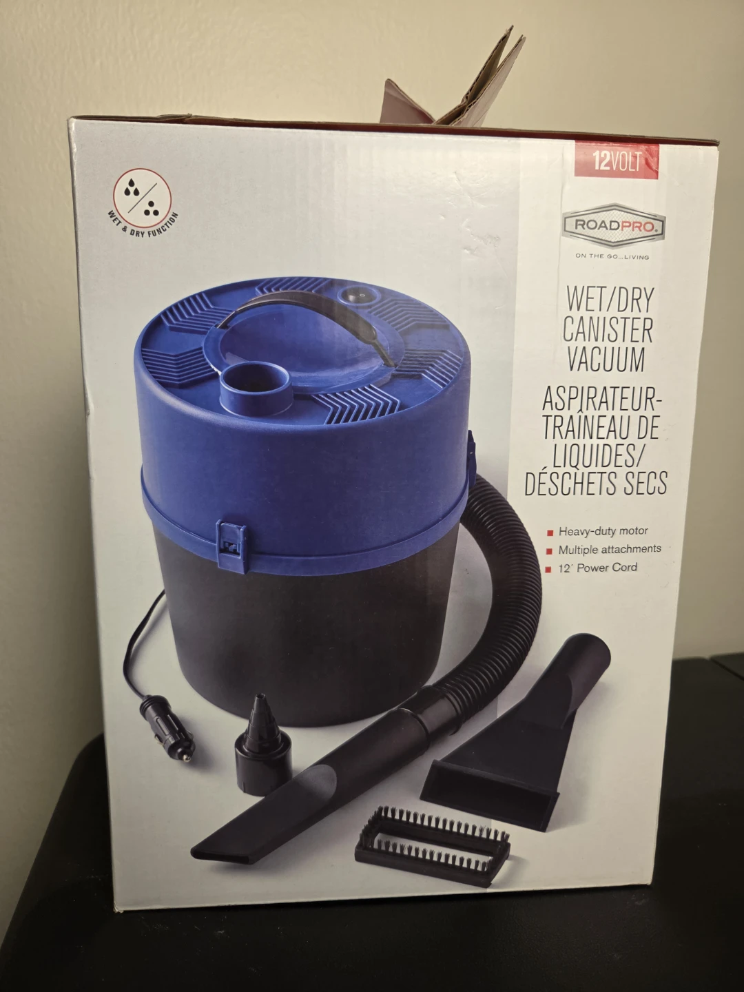 RoadPro 12-Volt Wet/Dry Canister Vacuum - photo 3