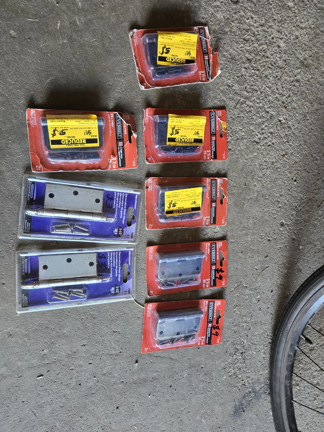 Everbilt 3 1/2" Radius Door Hinges