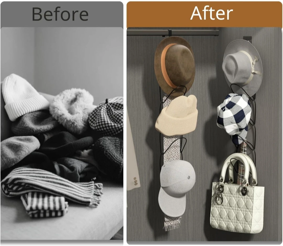 Hat rack organizer (or other items) - door organizer. - photo 4
