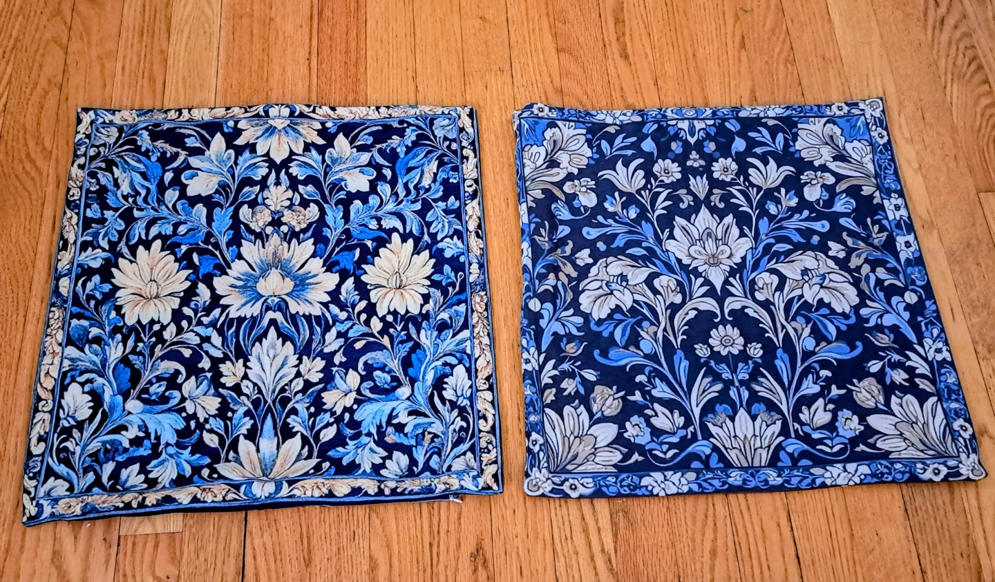 Two William Morris Style Cushion Covers