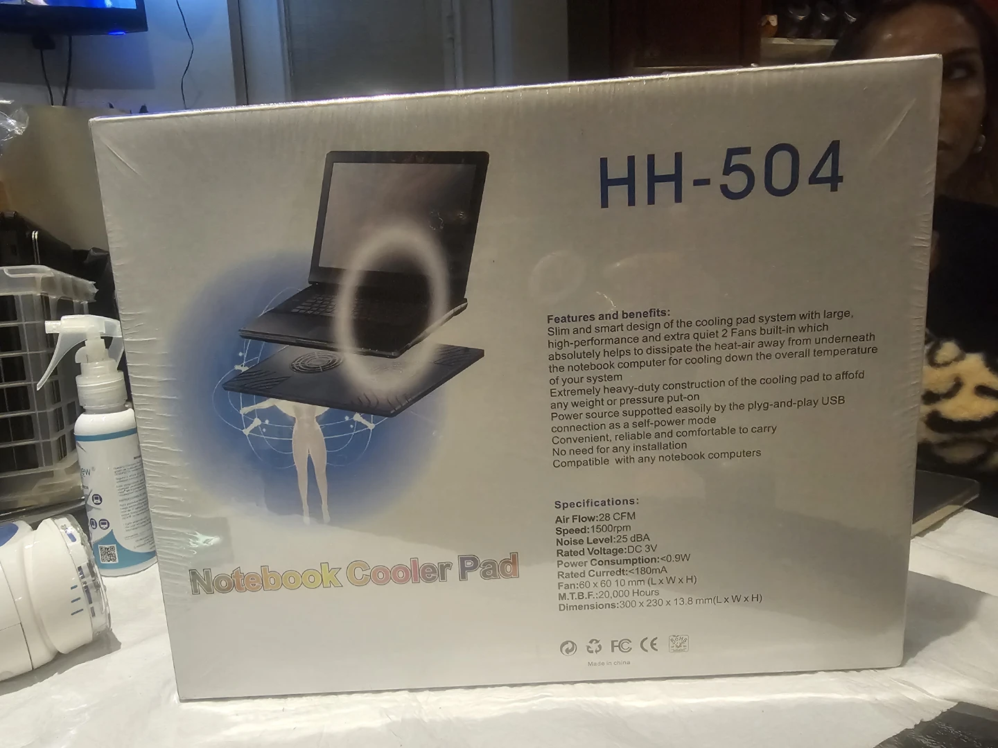 HH-504 USB Notebook Cooler Pad - photo 2