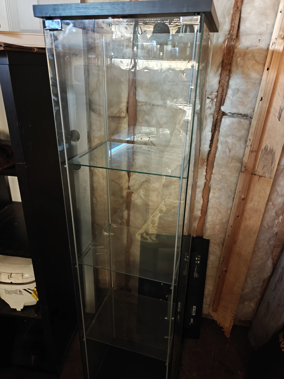 IKEA Detolf Glass Display Cabinet - photo 2