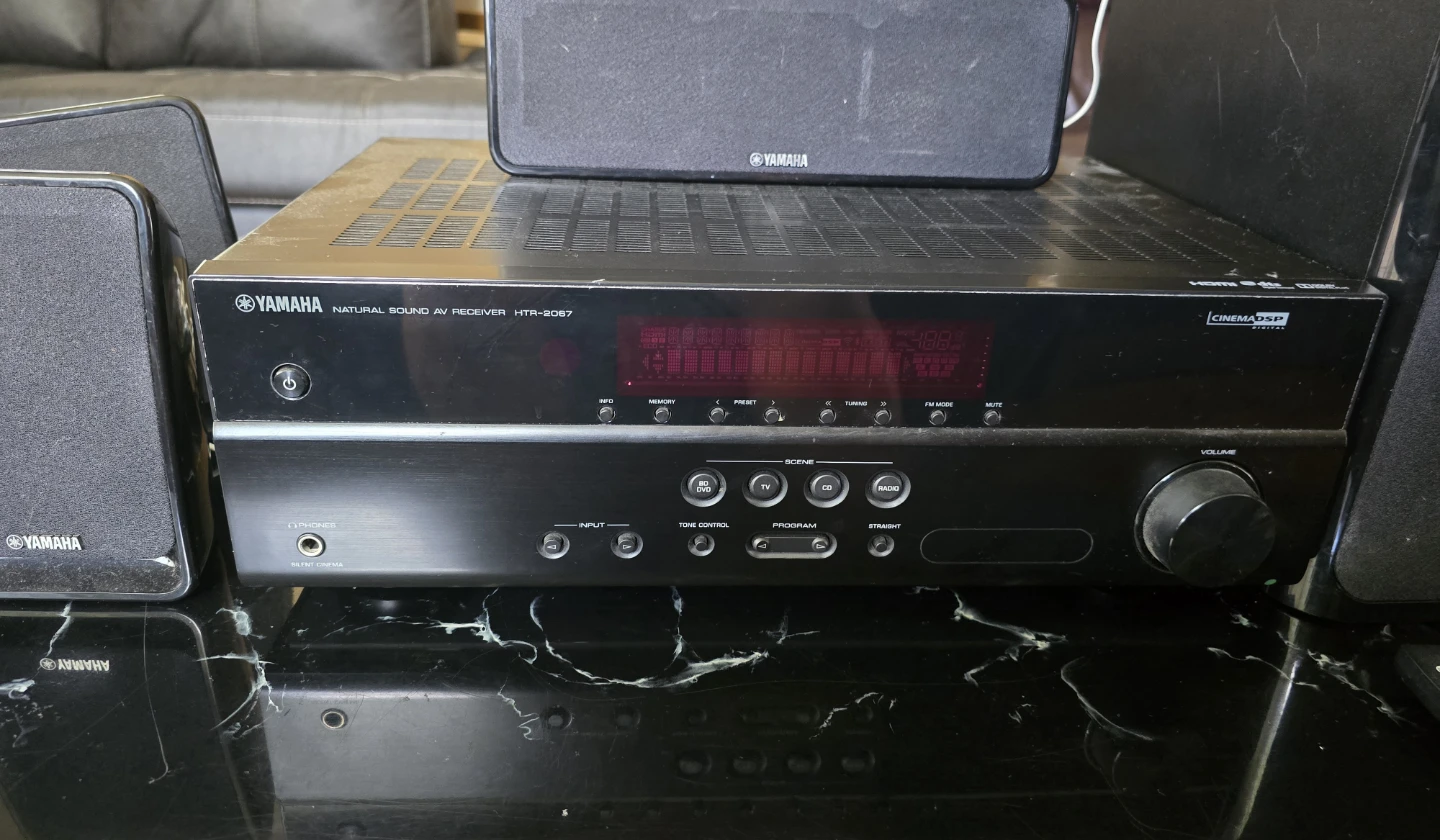 Yamaha AV Receiver & Panasonic DVD Home Theater Sound System