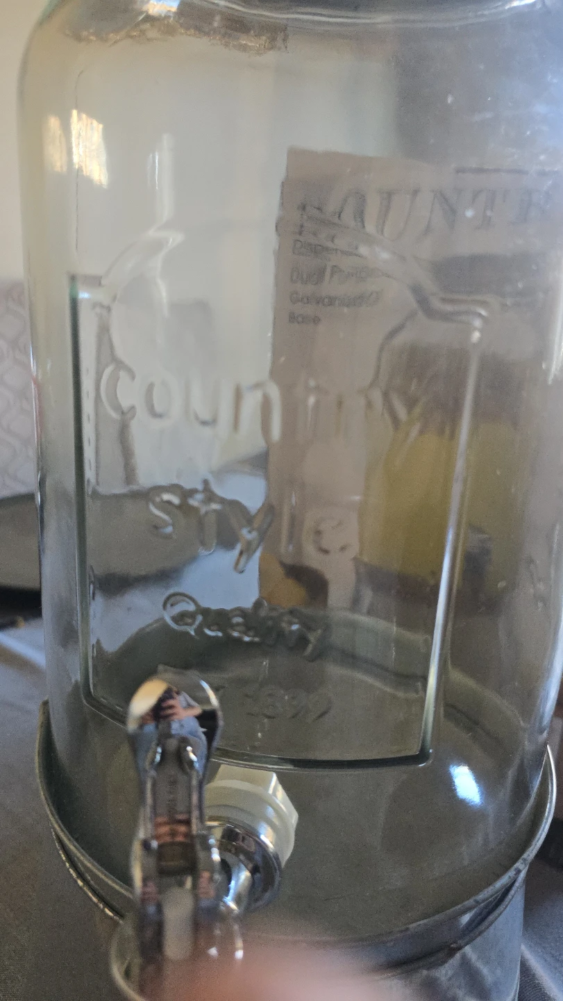 Country Style Glass Beverage Dispenser - photo 5