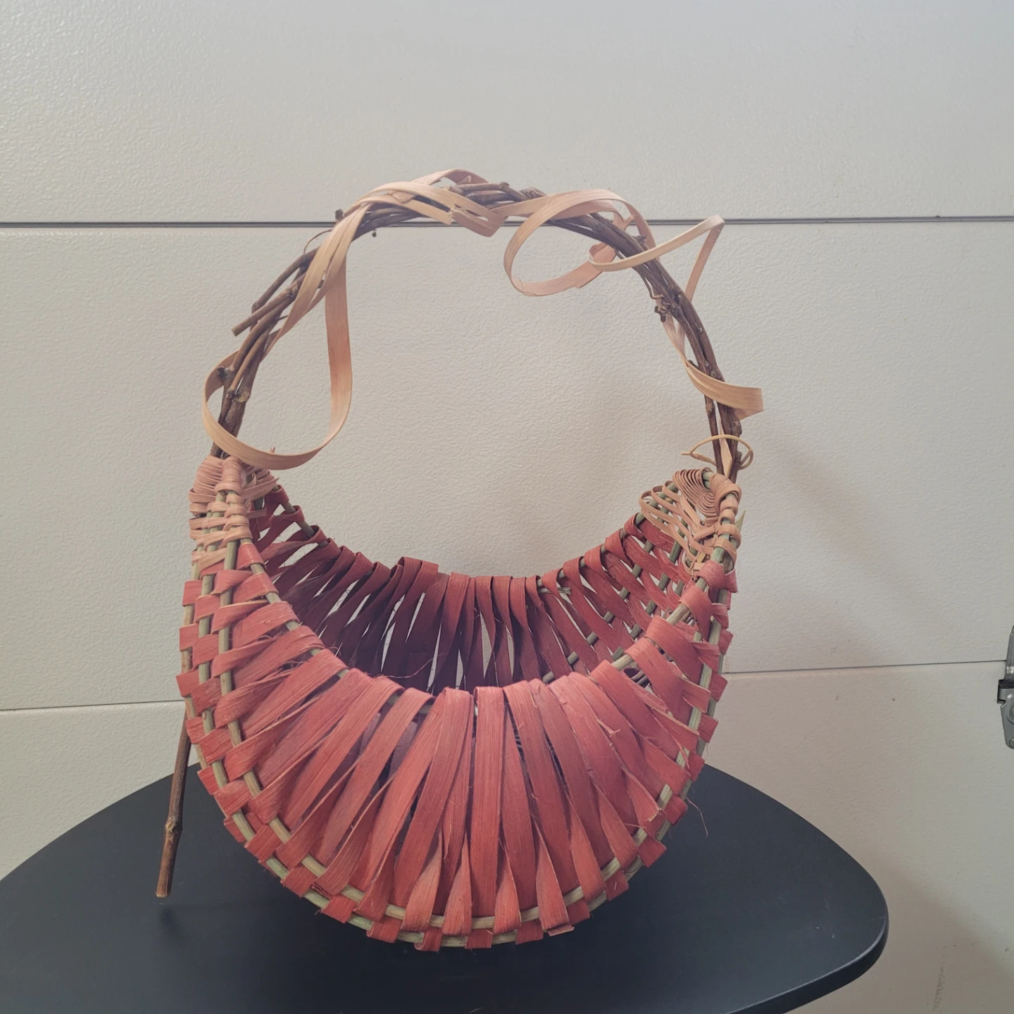 Decorative woven basket