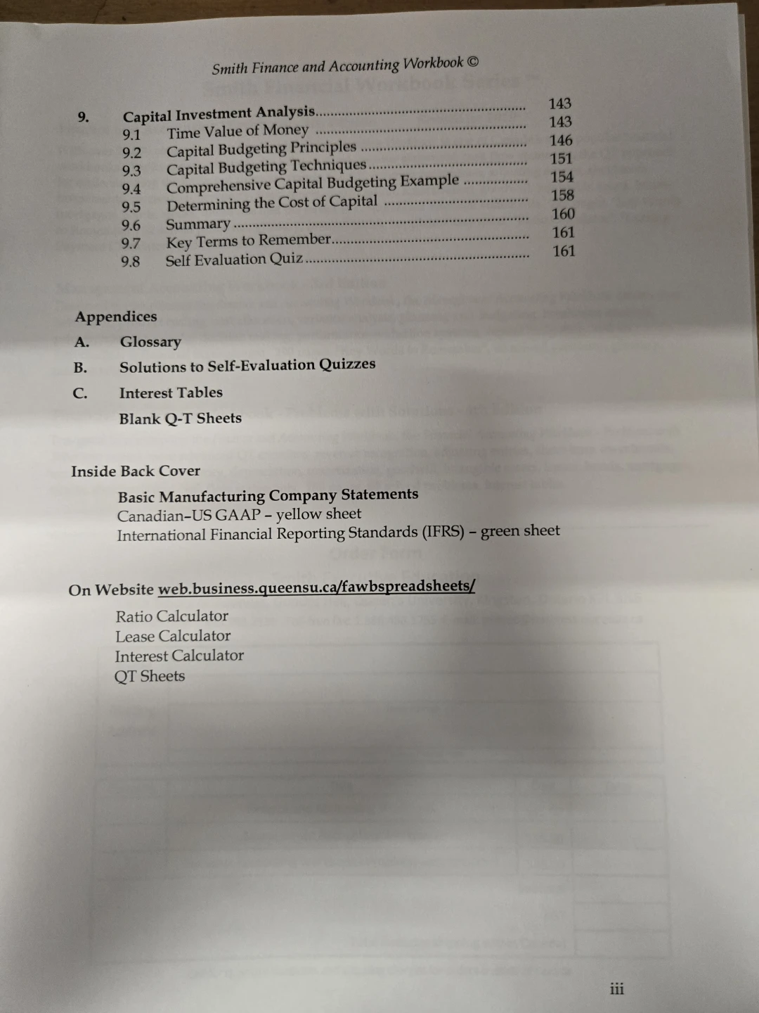 Finance and Accounting Workbook 9th edition - photo 2