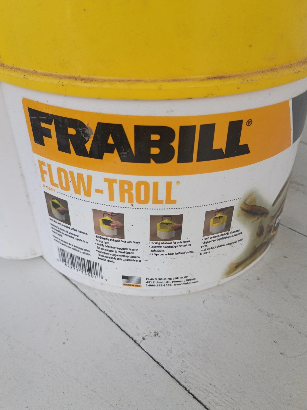 Frabill Flow-Troll Bait Bucket - photo 2