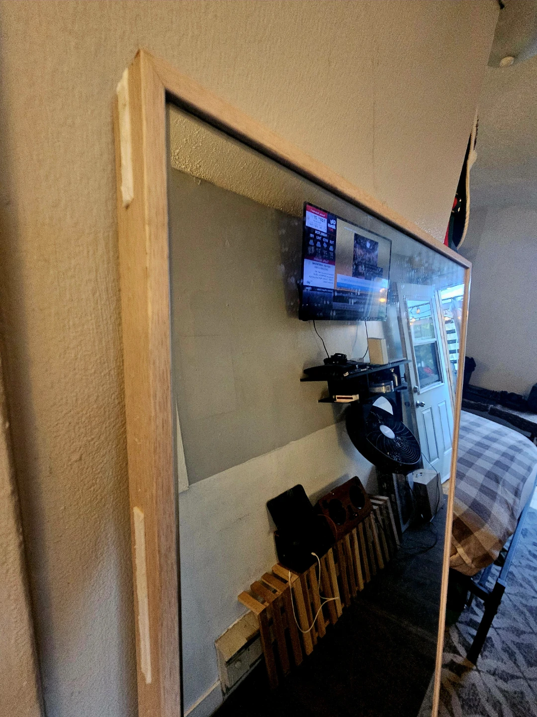 Full Length Mirror with Wood Frame - photo 3