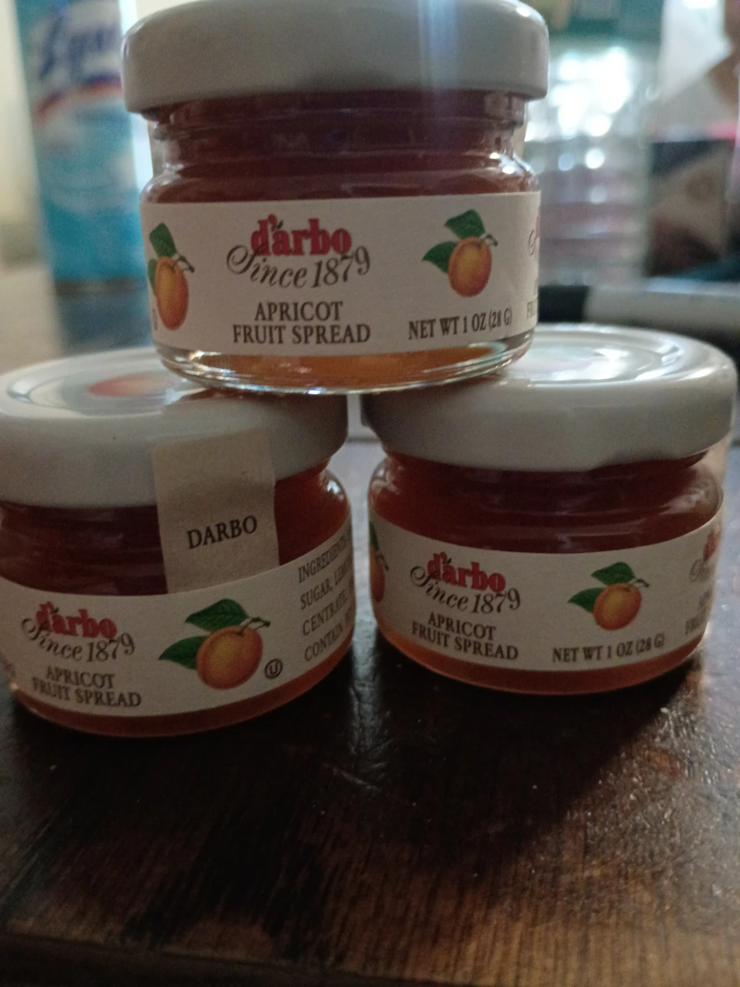 Darbo Apricot Fruit Spread - Mini Jars (28g each) - photo 3