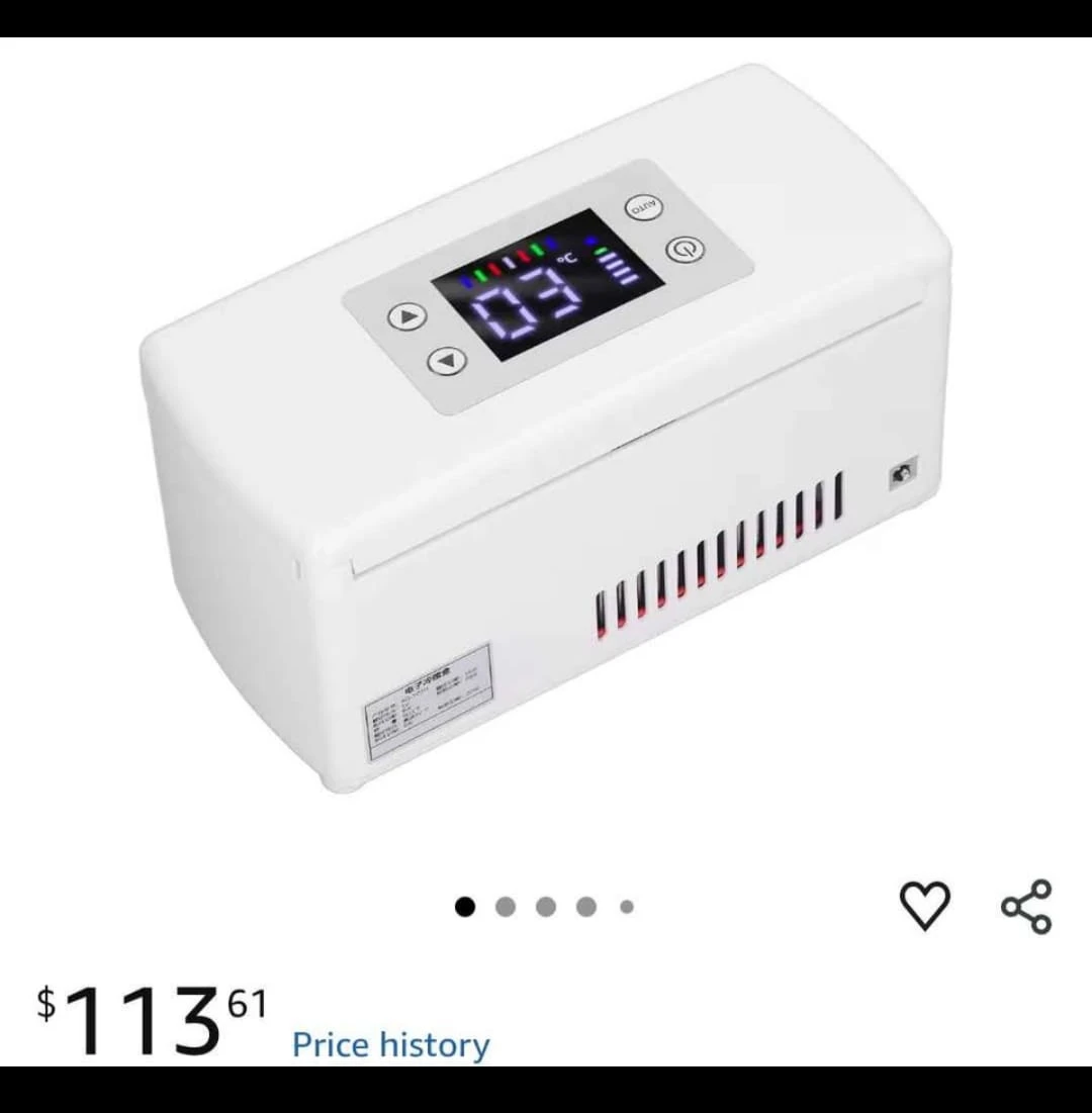 Portable Insulin Refrigerator Cooler